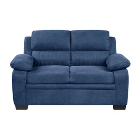 Holleman Blue Loveseat by Homelegance at Eve Furniture