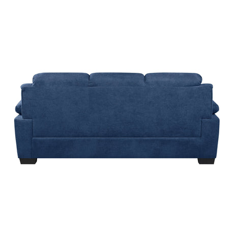 Holleman Blue Sofa by Homelegance at Eve Furniture