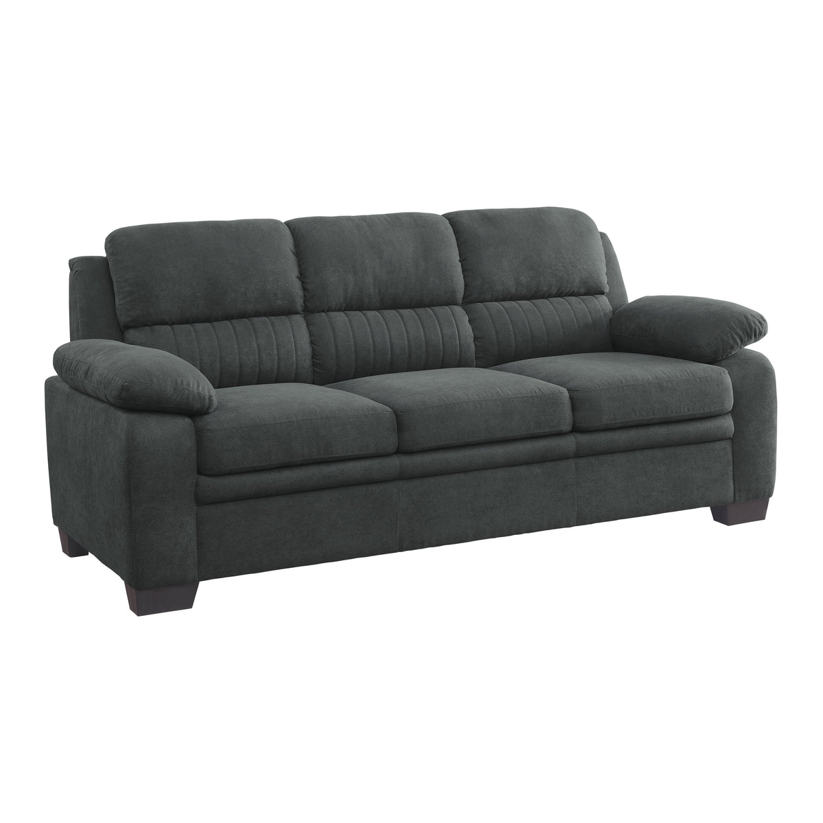 Holleman Dark Gray 2-Piece Living Room Set by Homelegance at Eve Furniture