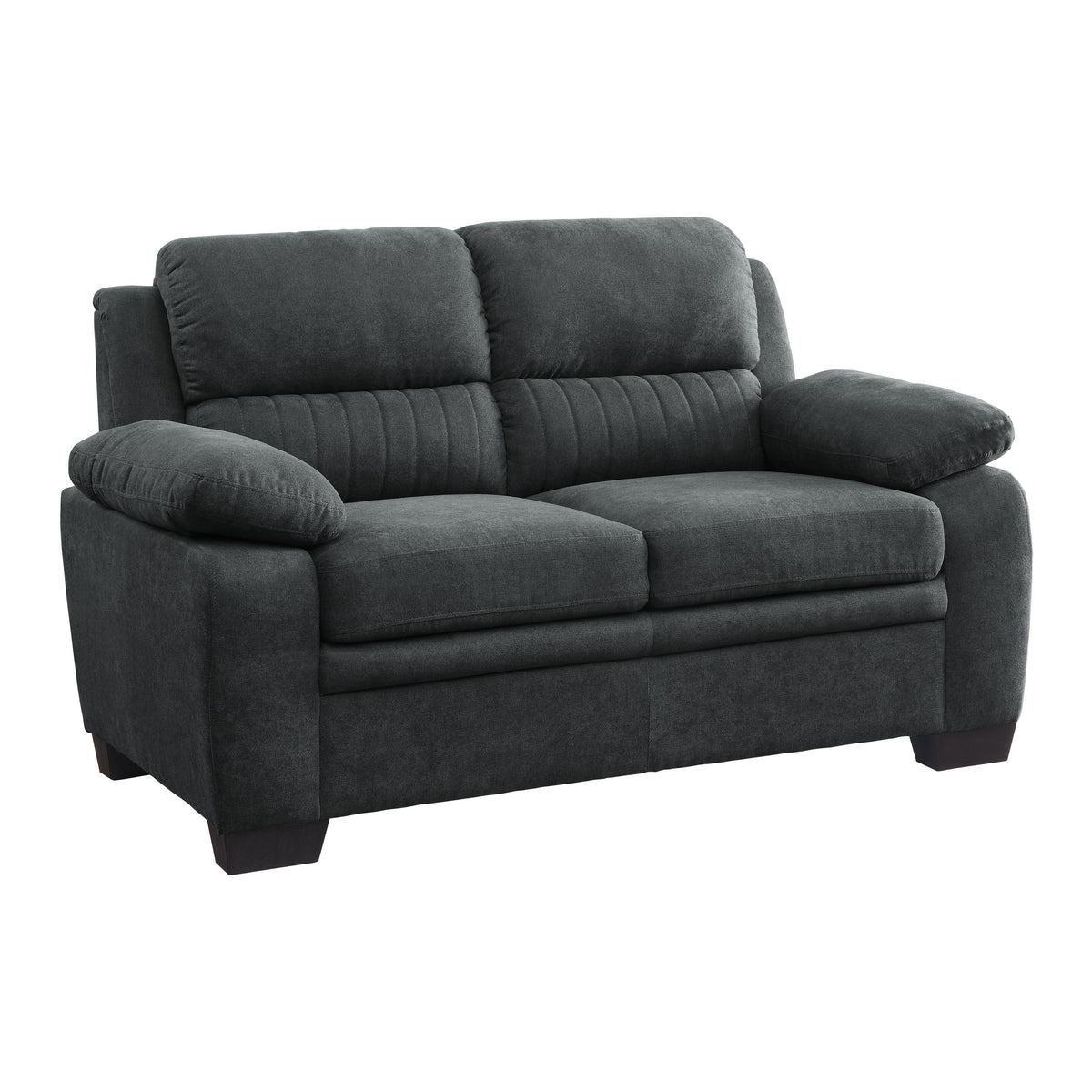 Holleman Dark Gray 2-Piece Living Room Set by Homelegance at Eve Furniture