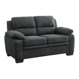 Holleman Dark Gray 2-Piece Living Room Set by Homelegance at Eve Furniture