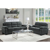 Holleman Dark Gray Sofa by Homelegance at Eve Furniture