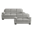 Holleman Gray 2-Piece Living Room Set by Homelegance at Eve Furniture