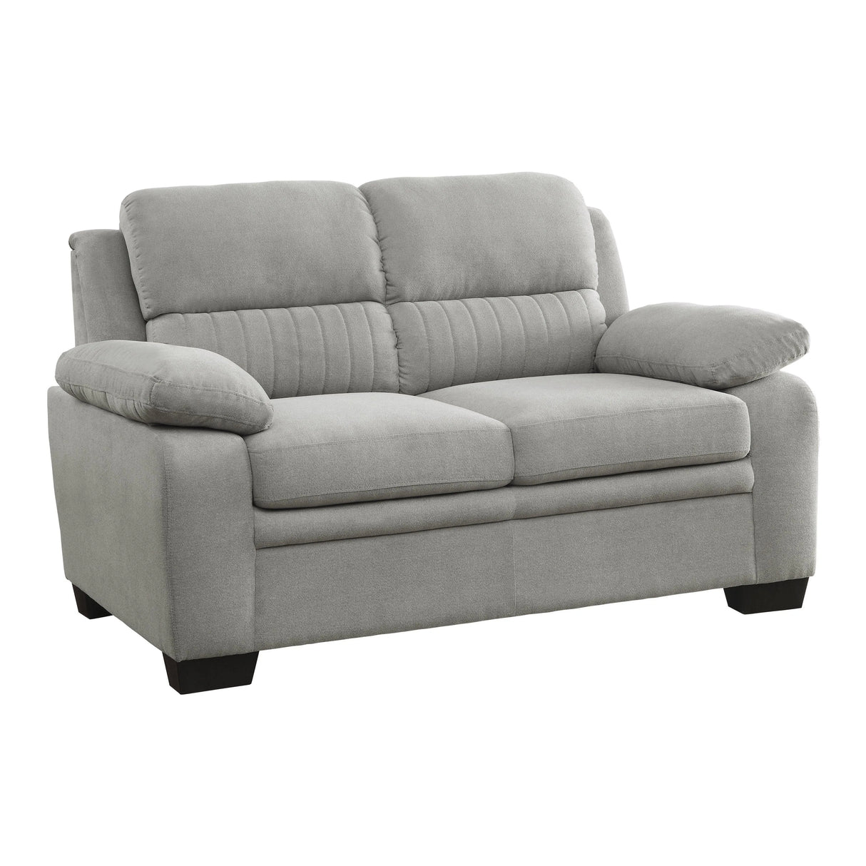 Holleman Gray Loveseat by Homelegance at Eve Furniture