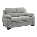 Holleman Gray Loveseat by Homelegance at Eve Furniture