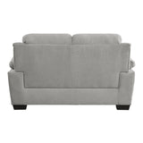 Holleman Gray Loveseat by Homelegance at Eve Furniture