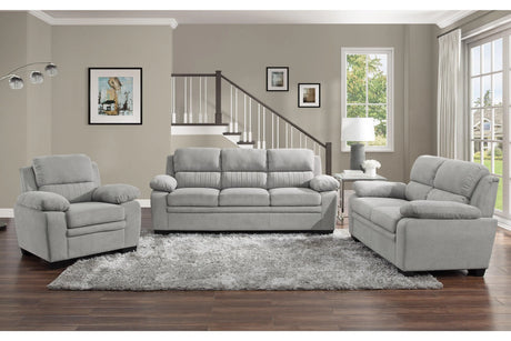 Holleman Gray Sofa by Homelegance at Eve Furniture