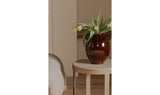 Holli Side Table Travertine by Moe's Home at Eve Furniture
