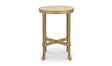 Holli Side Table Travertine by Moe's Home at Eve Furniture