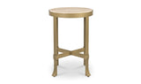 Holli Side Table Travertine by Moe's Home at Eve Furniture