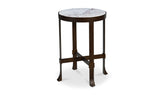 Holli Side Table White Marble by Moe's Home at Eve Furniture