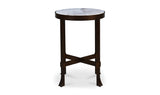 Holli Side Table White Marble by Moe's Home at Eve Furniture