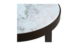Holli Side Table White Marble by Moe's Home at Eve Furniture