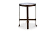 Holli Side Table White Marble by Moe's Home at Eve Furniture