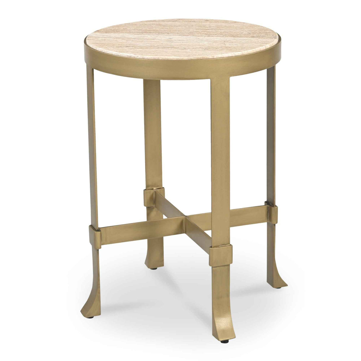 Holli Travertine Side Table