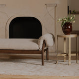 Holli Travertine Side Table by Moe's Home at Eve Furniture