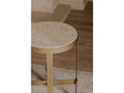 Holli Travertine Side Table