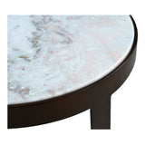 Holli White Marble Side Table by Moe's Home at Eve Furniture