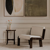Holli White Marble Side Table by Moe's Home at Eve Furniture