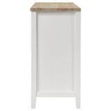 Hollis Brown and White 2-door Dining Sideboard with Drawers by Coaster at Eve Furniture