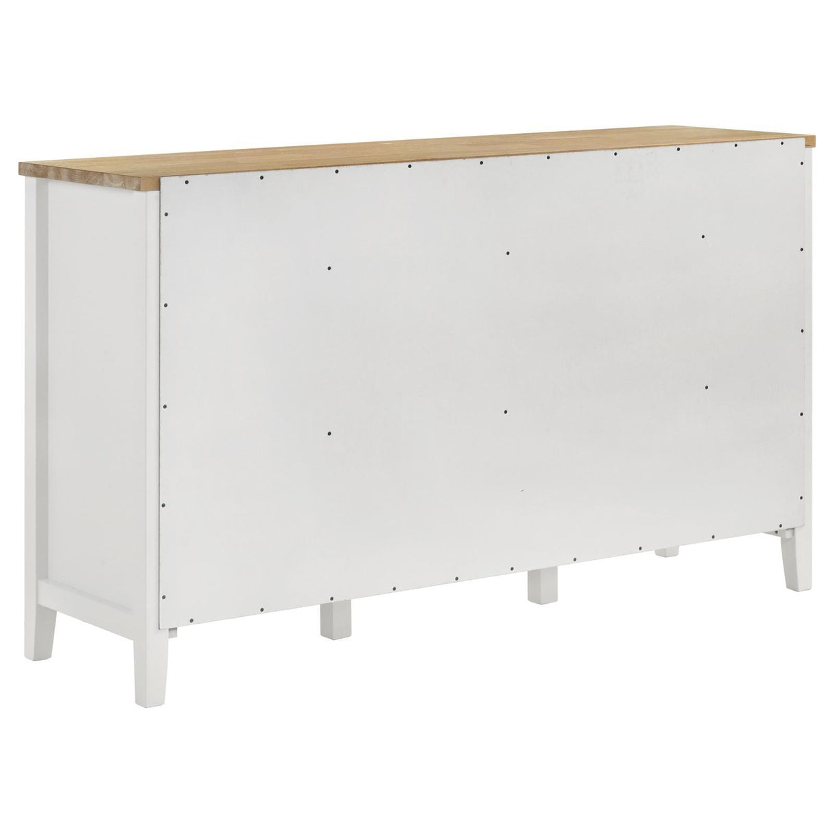 Hollis Brown and White 2-door Dining Sideboard with Drawers by Coaster at Eve Furniture