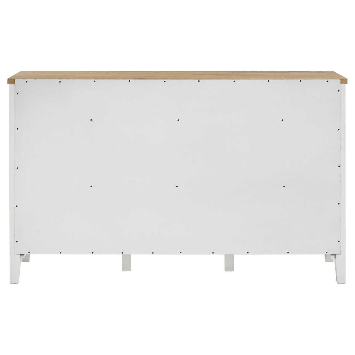 Hollis Brown and White 2-door Dining Sideboard with Drawers by Coaster at Eve Furniture