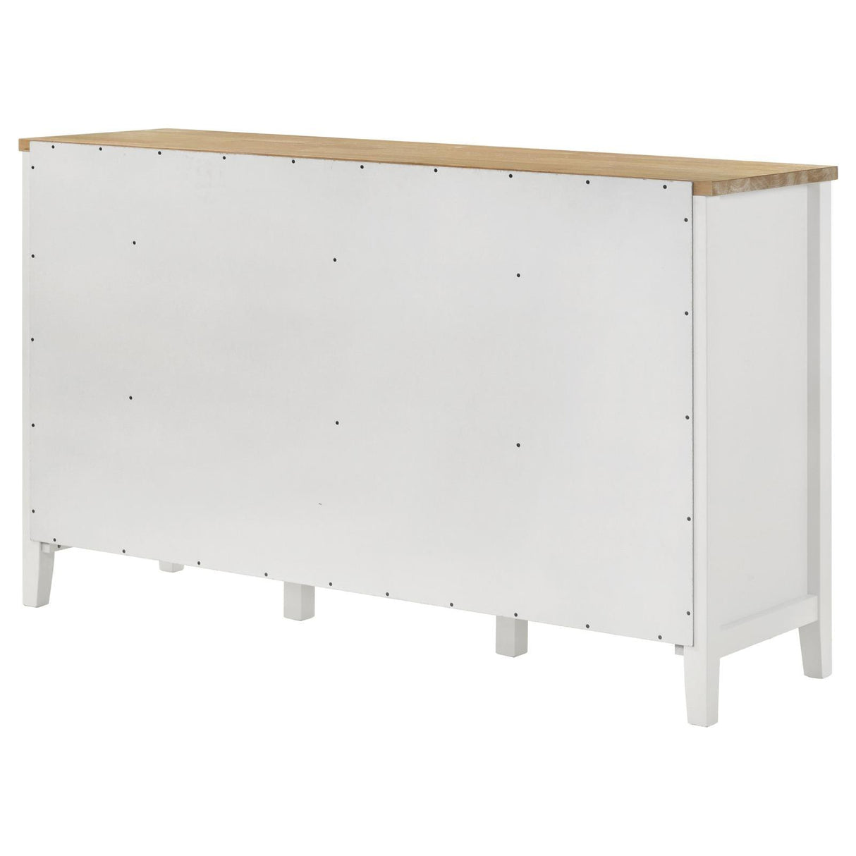 Hollis Brown and White 2-door Dining Sideboard with Drawers by Coaster at Eve Furniture