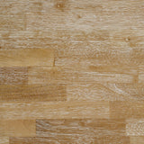 Hollis Brown and White Rectangular Solid Wood Dining Table by Coaster at Eve Furniture