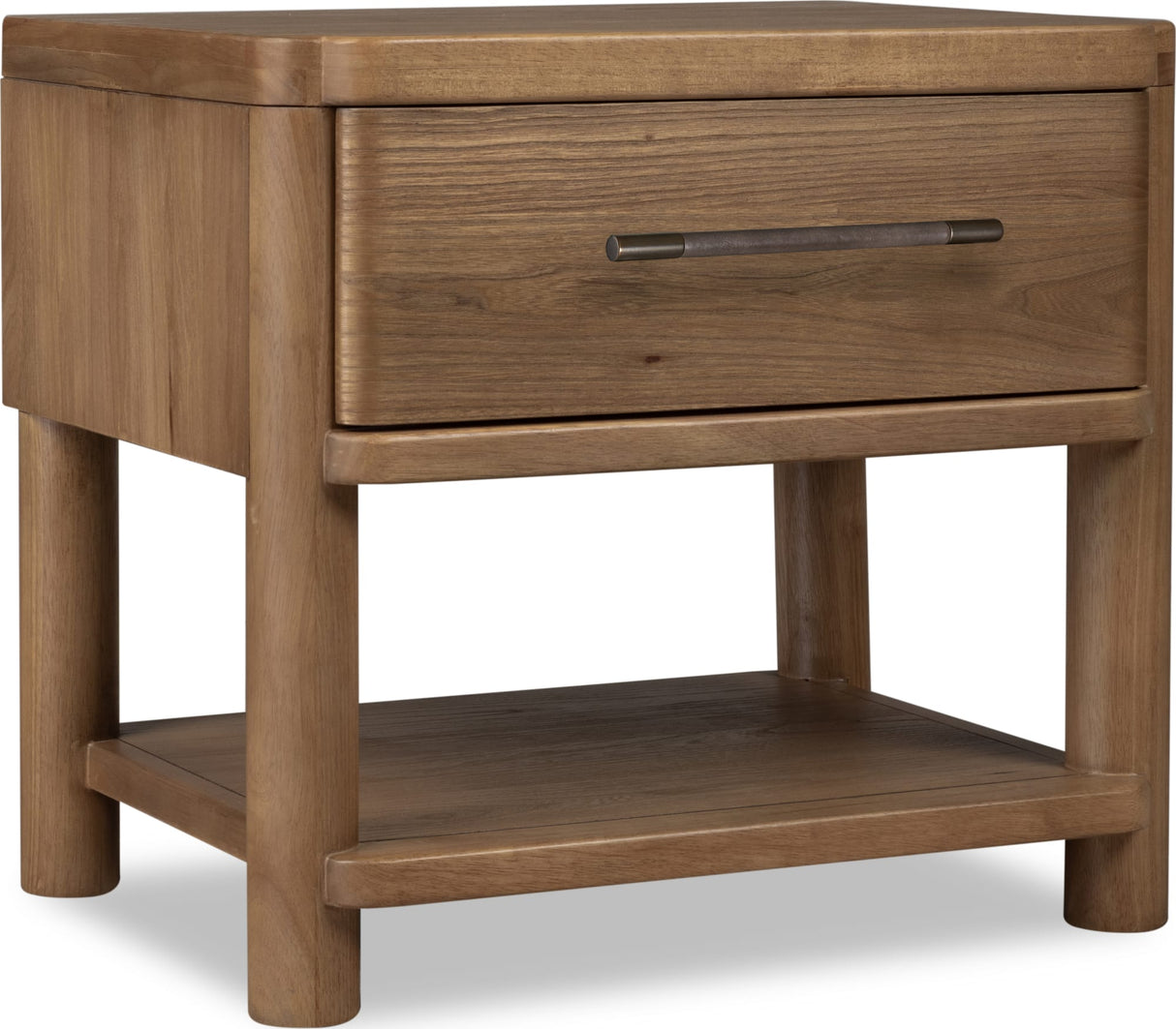 Hollis Cabin Glow One Drawer Nightstand w/CM by Modus Furniture at Eve Furniture