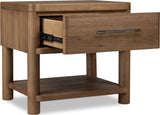 Hollis Cabin Glow One Drawer Nightstand w/CM by Modus Furniture at Eve Furniture