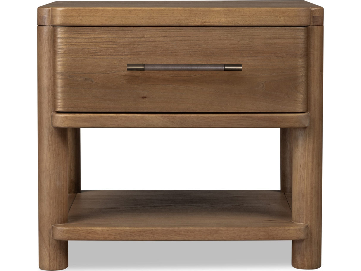 Hollis Cabin Glow One Drawer Nightstand w/CM by Modus Furniture at Eve Furniture