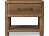 Hollis Cabin Glow One Drawer Nightstand w/CM by Modus Furniture at Eve Furniture