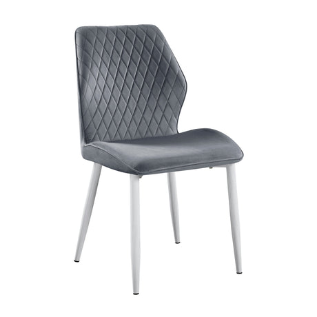Hollis Dark Gray Side Chair, Set of 2 by Homelegance at Eve Furniture