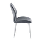 Hollis Dark Gray Side Chair, Set of 2 by Homelegance at Eve Furniture