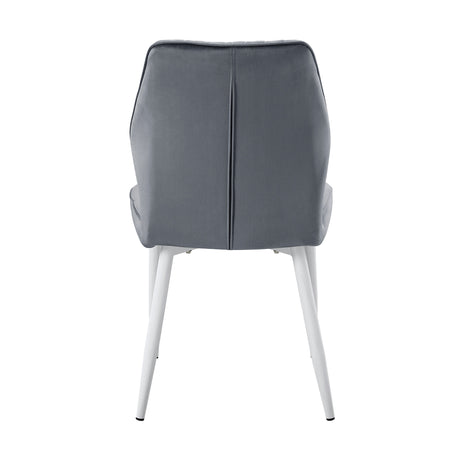 Hollis Dark Gray Side Chair, Set of 2 by Homelegance at Eve Furniture