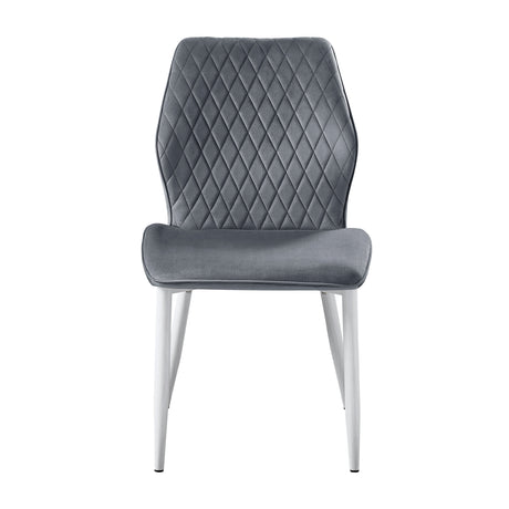 Hollis Dark Gray Side Chair, Set of 2 by Homelegance at Eve Furniture