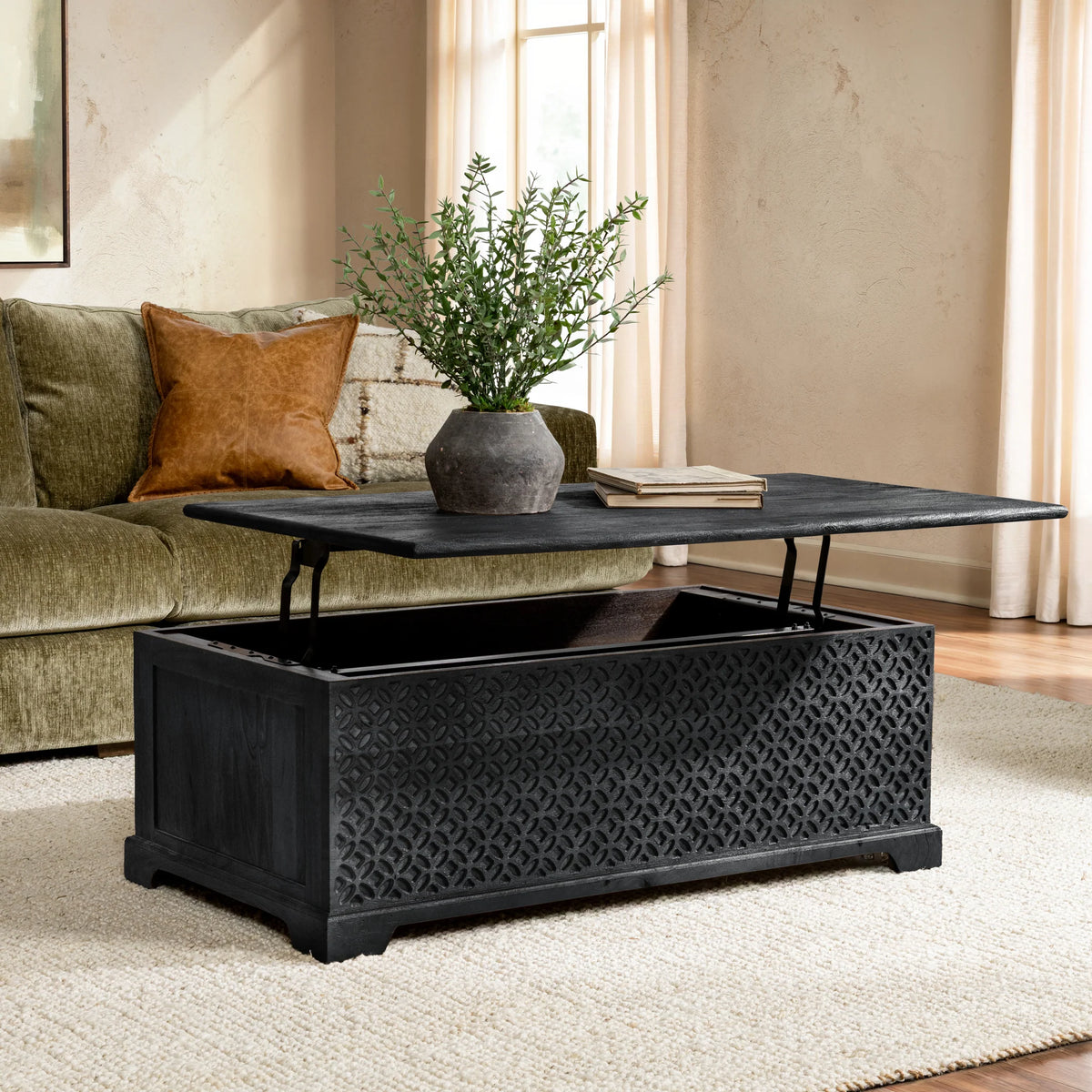 Hollis Lift-Top Coffee Table by Classic Home at Eve Furniture