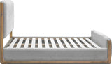 Hollis Sweater Grey/Cabin Glow Upholstered King Bed by Modus Furniture at Eve Furniture