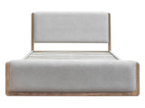 Hollis Sweater Grey/Cabin Glow Upholstered King Bed by Modus Furniture at Eve Furniture