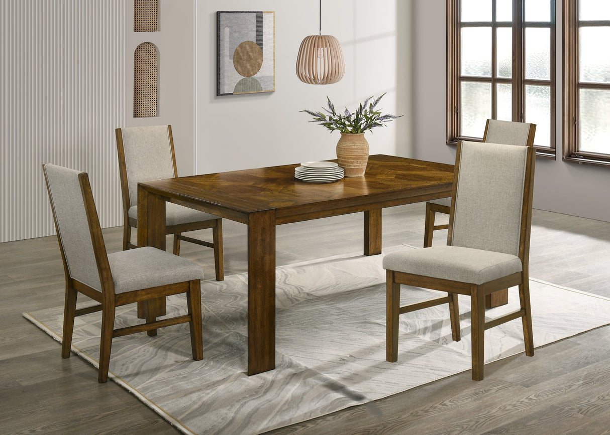 Hollister Brown Dining Room Set