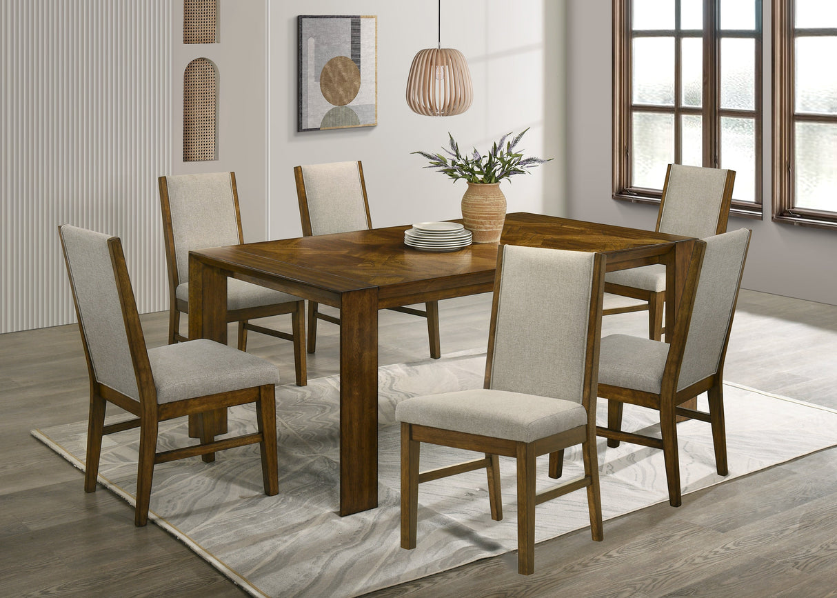 Hollister Brown Dining Room Set