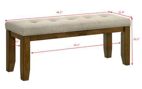 Hollister Brown Bench by Crown Mark at Eve Furniture