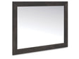 Hollivern Dark Gray Bedroom Mirror by Ashley at Eve Furniture