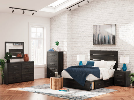 Hollivern Dark Gray Dresser by Ashley at Eve Furniture