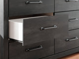 Hollivern Dark Gray Dresser by Ashley at Eve Furniture