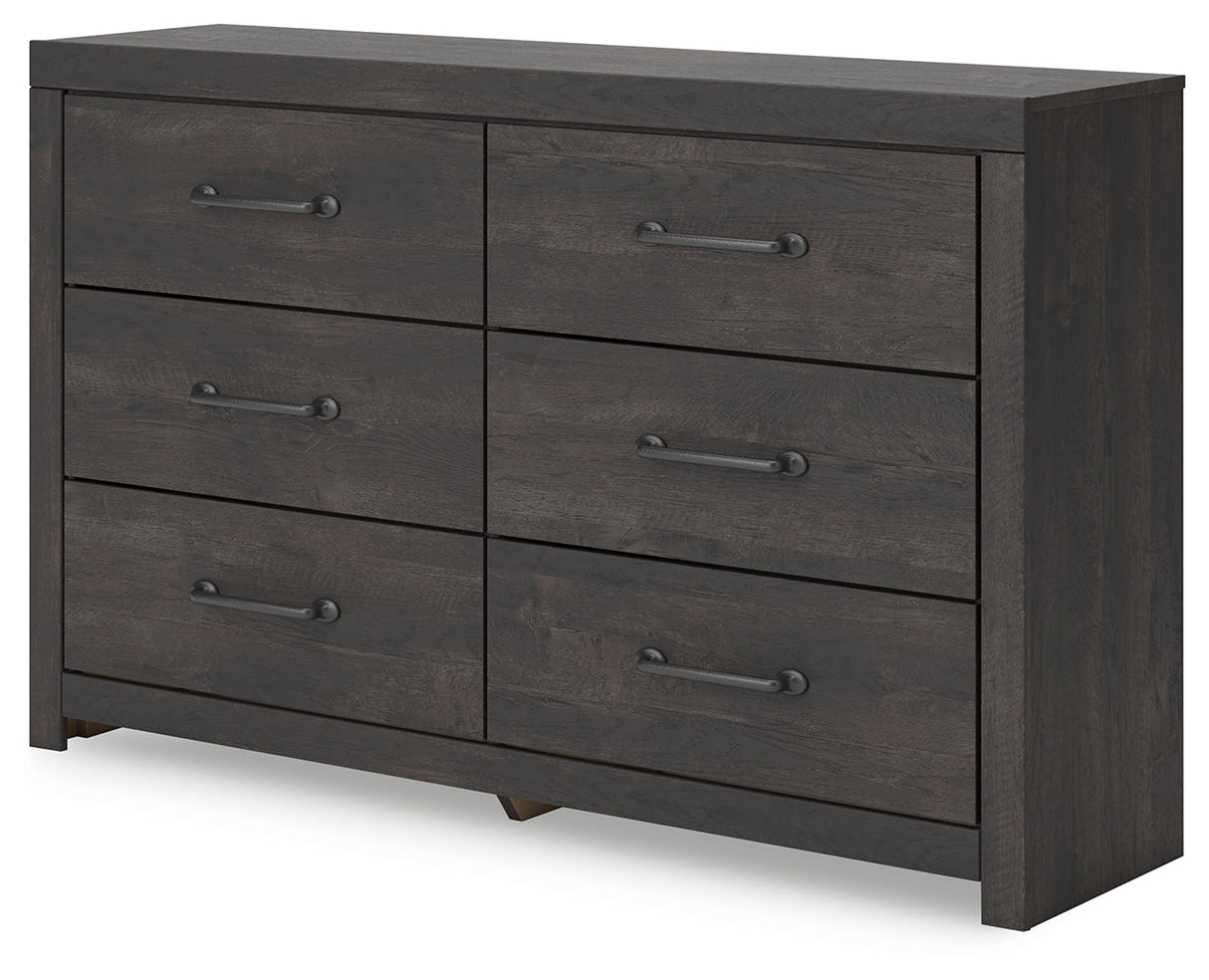 Hollivern Dark Gray Dresser by Ashley at Eve Furniture