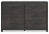 Hollivern Dark Gray Dresser by Ashley at Eve Furniture