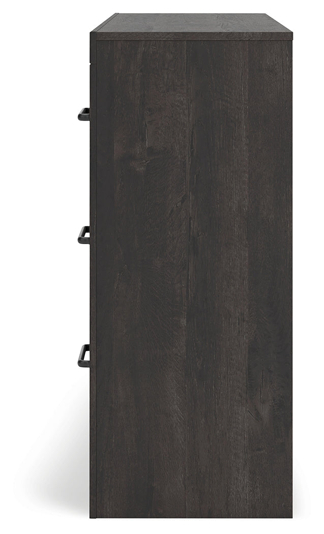 Hollivern Dark Gray Dresser by Ashley at Eve Furniture