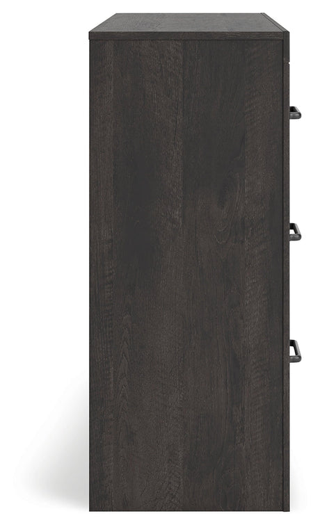 Hollivern Dark Gray Dresser by Ashley at Eve Furniture