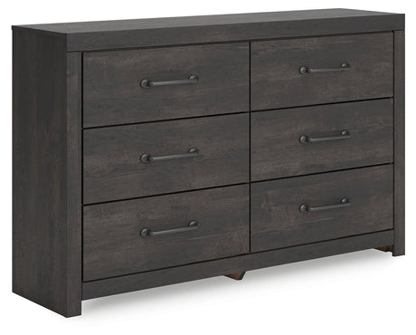 Hollivern Dark Gray Dresser by Ashley at Eve Furniture